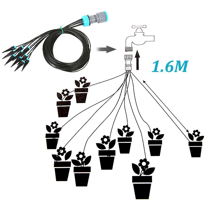 10개 드립 관개 키트 식물 급수 시스템 조절 가능한  - Plant Parent Kit 리뷰 및 가격